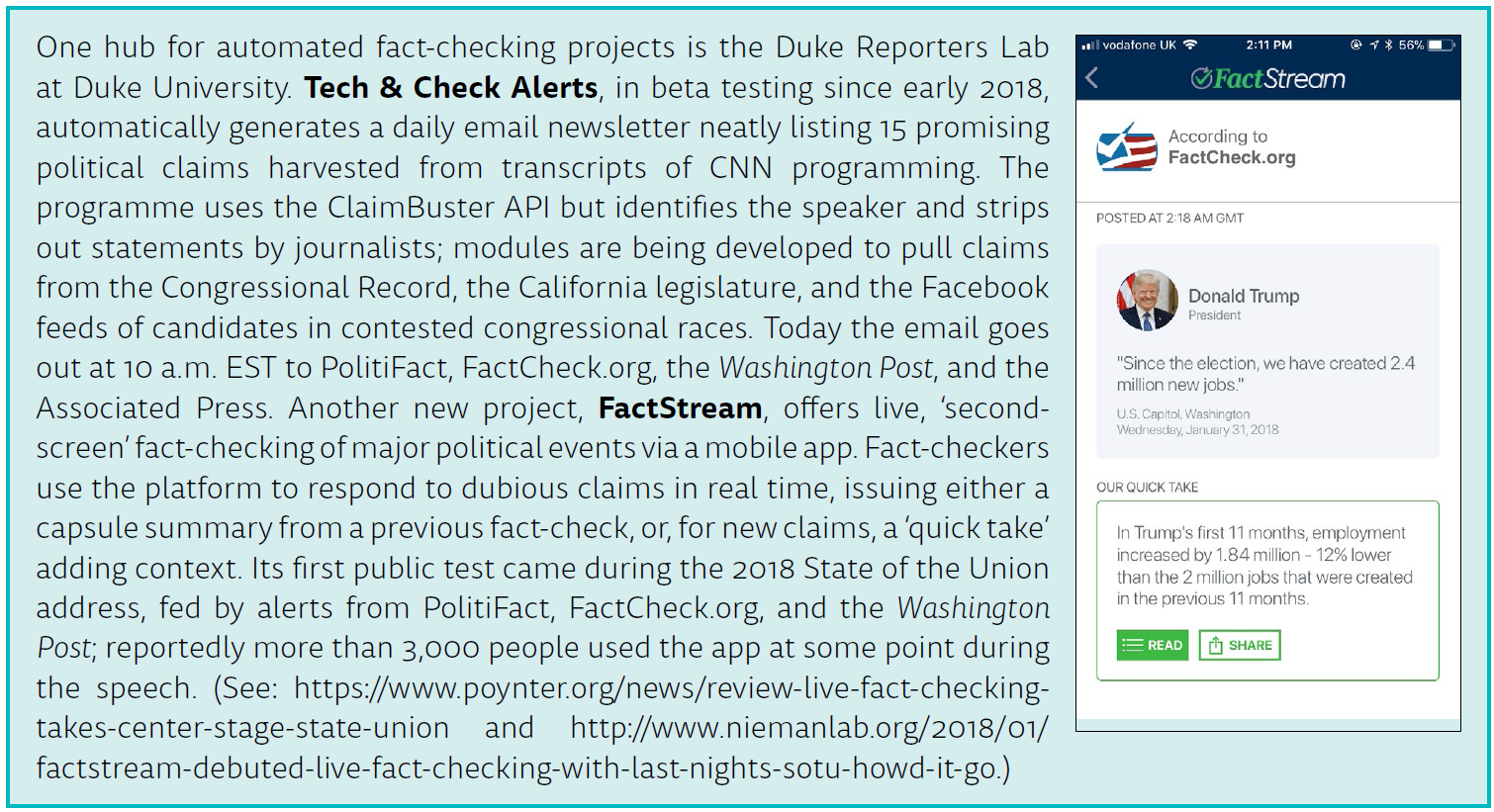 PDF) Estudios sobre el Mensaje Periodístico Fact-checks: liquidez de um